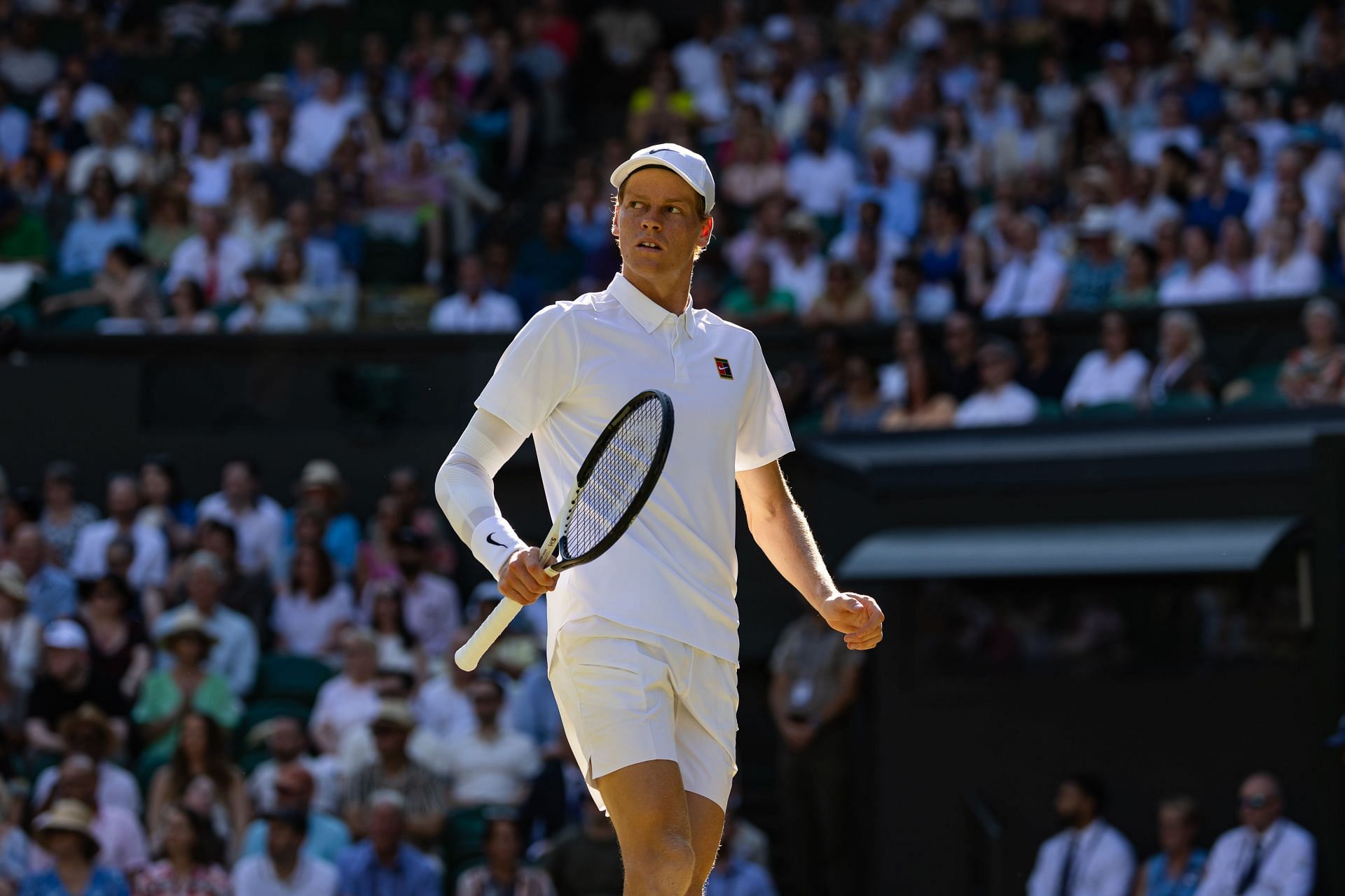 Jannik Sinner at Wimbledon 2025. (Photo: Getty)